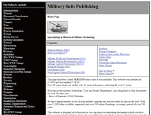 Tablet Screenshot of military-info.com